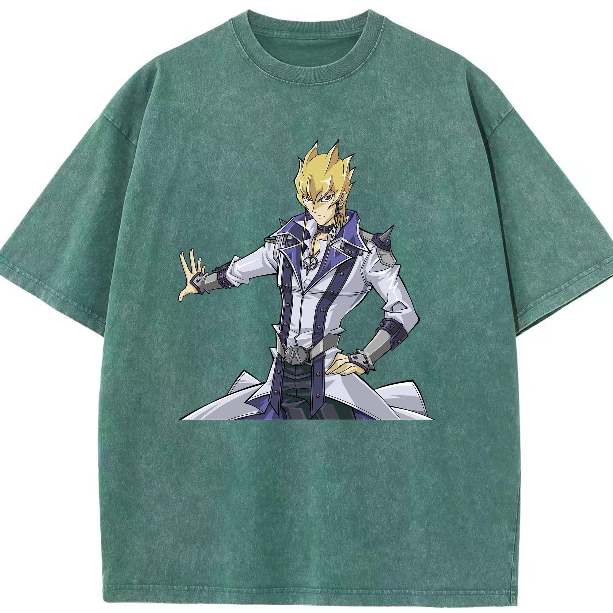 （画像用） 遊☆戯☆王 Yu-Gi-Oh! 綿100% ヴィンテージ風 半袖Tシャツ（フロントプリント）